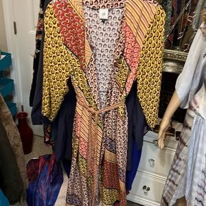 Cabi duster size small multi print and color